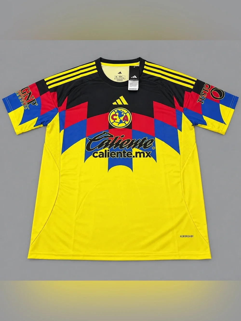 adidas Club América 25/26 Home Soccer Jersey Men’s XL Yellow NWT AEROREADY